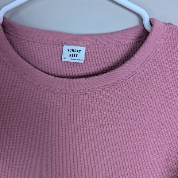 Women's Aritzia Long Sleeve Cropped T-Shirts Bundle, XS, Crew Neck & Mockneck, - Picture 8 of 13